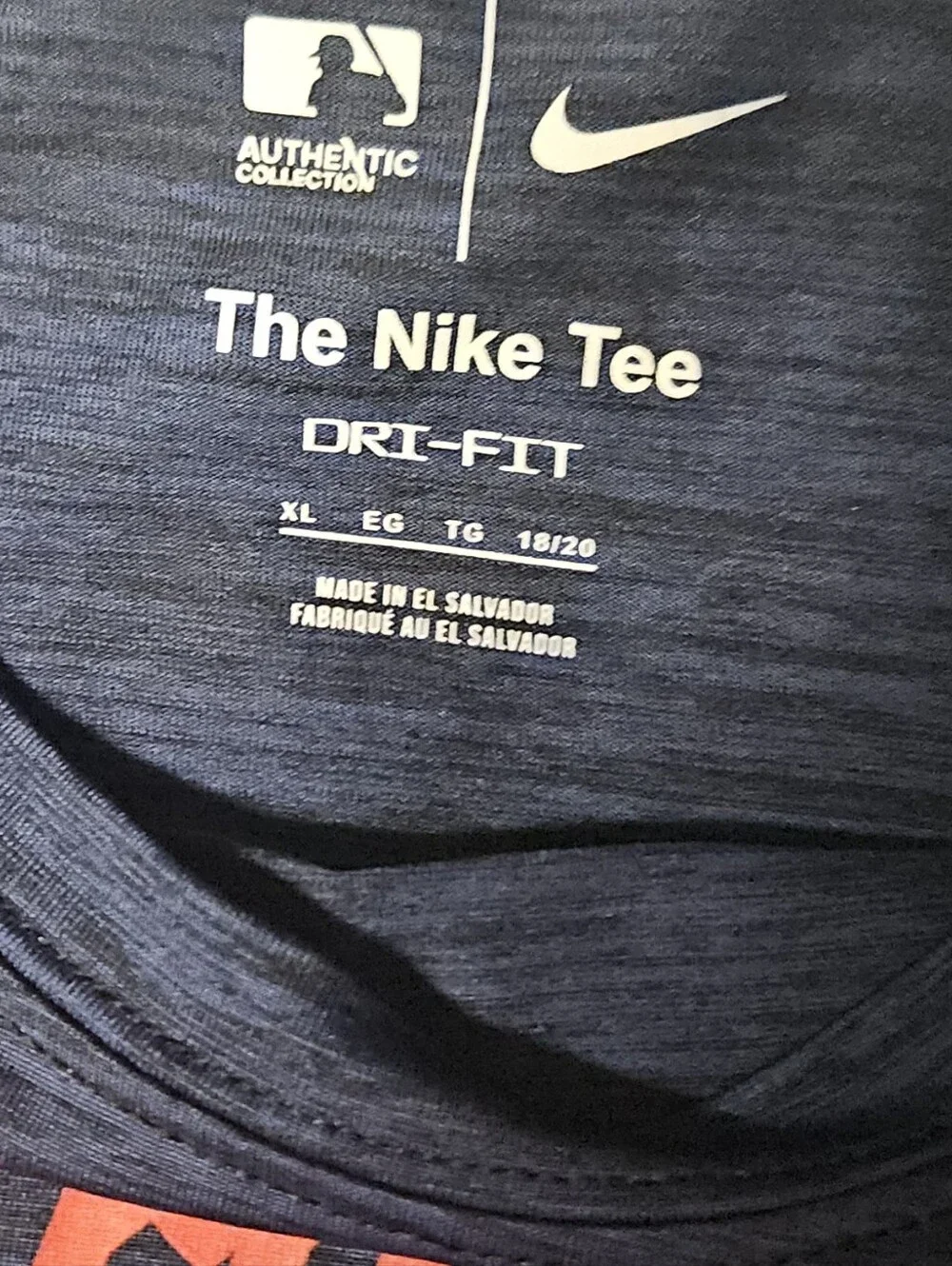 Nike Authentic Collection Cleveland Guardians Dri-Fit T Shirt